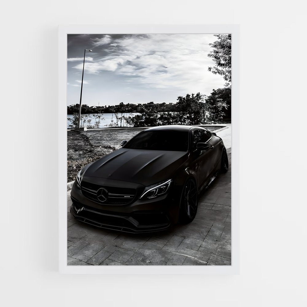 Poster exceptionnel C AMG Coupé – affiche Mercedes (vue 3)